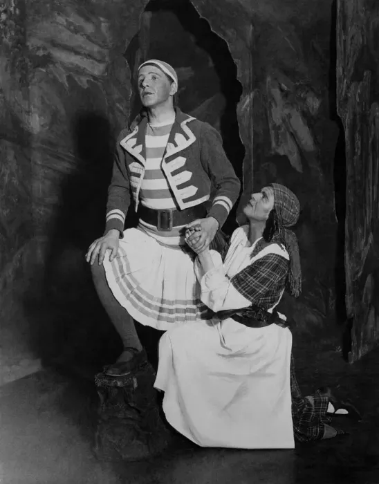 Framed Print : Scene from the Pirates of Penzance. March 1930 P000324 Framed Print : Scene from the Pirates of Penzance. March 1930 P000324
