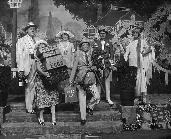 Scene from the play The Cabaret Girl. 5th October 1922