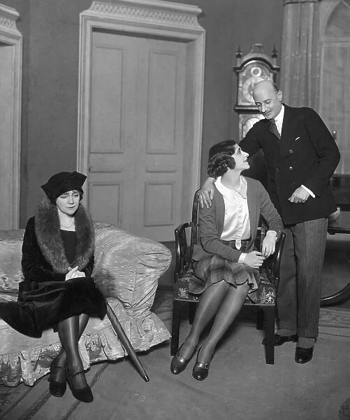 Scene from the play Of Course You ll Marry Him. 30 January 1929