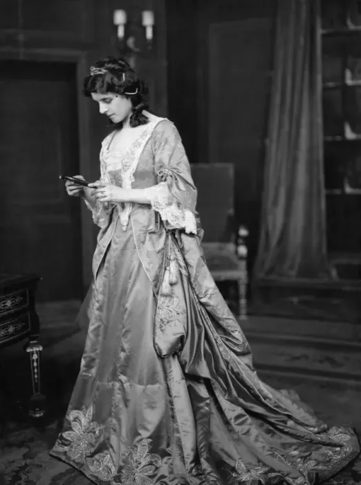 Framed Print : Scene from the play Princess Clementina. 10th December 1910