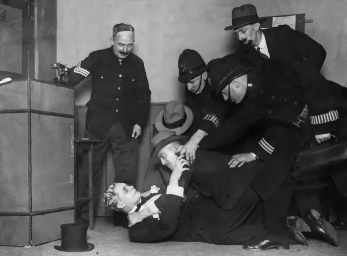 Framed Print : Scene from the play The Ringer. 3rd December 1929