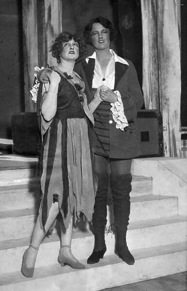 Scene from the play Robin Hood. 18th January 1922