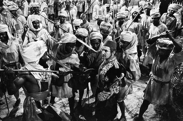 Scene from the television adaptation of the play Gordon of Khartoum