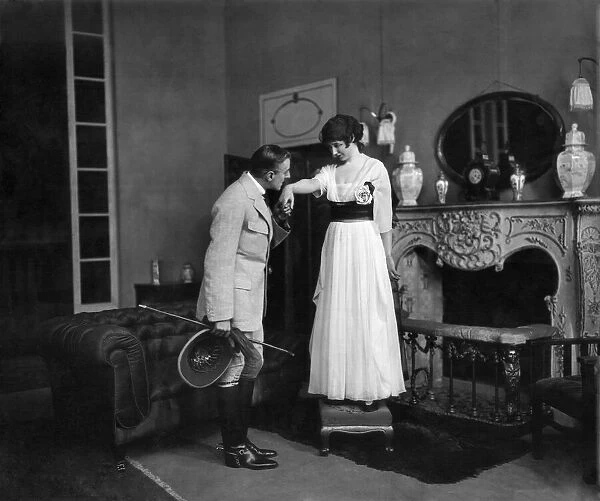 Scene from theatre production of Mrs Pretty and the Premier at His Majesty