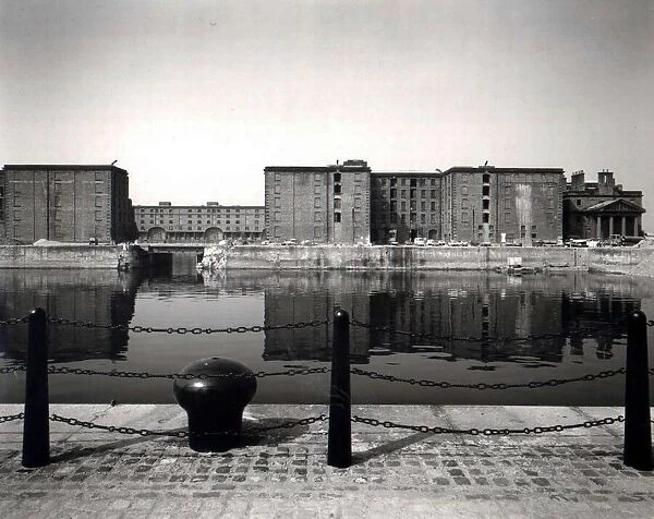 Scenes of 1980s dereliction at the Albert Dock in Liverpool