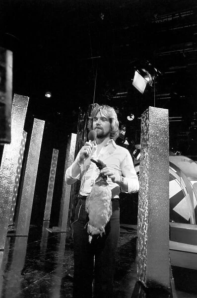 Scenes at BBC studios during the filming of the music televisin programme Top of the Pops