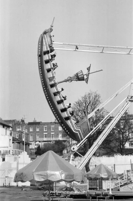 Framed Print : Scenes at Bembom Brothers White Knuckle Theme Park (formerly known as Dreamland Framed Print : Scenes at Bembom Brothers White Knuckle Theme Park (formerly known as Dreamland
