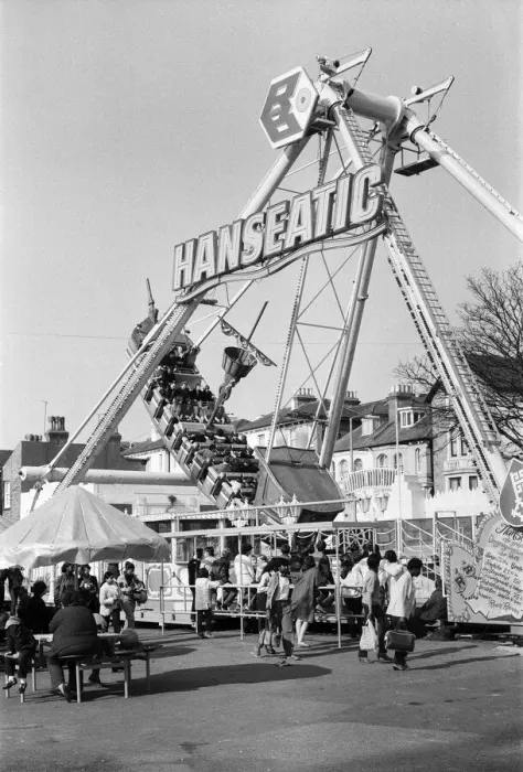 Framed Print : Scenes at Bembom Brothers White Knuckle Theme Park (formerly known as Dreamland Framed Print : Scenes at Bembom Brothers White Knuckle Theme Park (formerly known as Dreamland