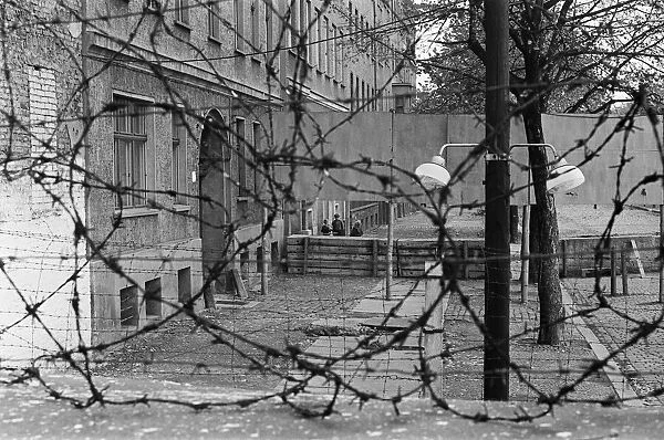 Scenes in Berlin, three years after work began on the construction of the Berlin Wall