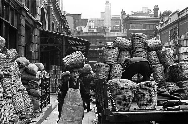 Scenes in Covent Garden, London. Circa 1947