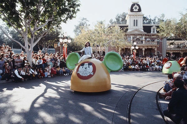 Scenes at the Disneyland theme park in Anaheim, California
