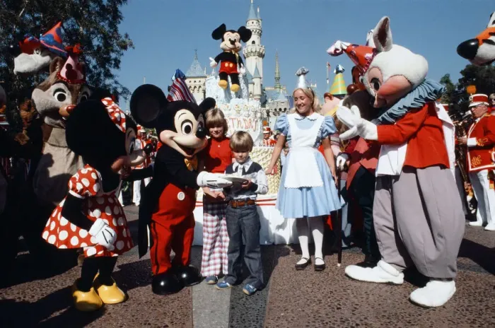 Framed Print : Scenes at the Disneyland theme park in Anaheim, California
