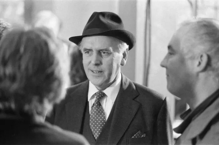 Framed Print : Behind the scenes filming of Minder, a British comedy drama TV Series set in the London
