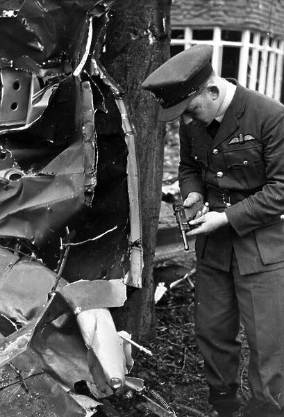 Scenes following a Nazi raid, England. April 1940