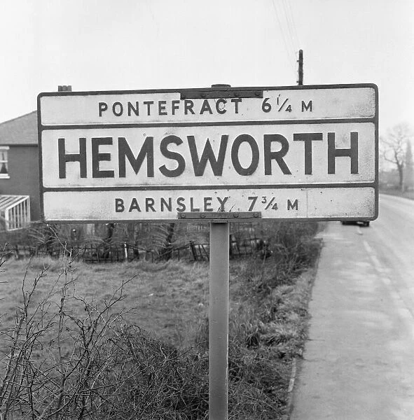 Scenes in Hemsworth Village, Yorkshire. Unemployment is high in the village following a