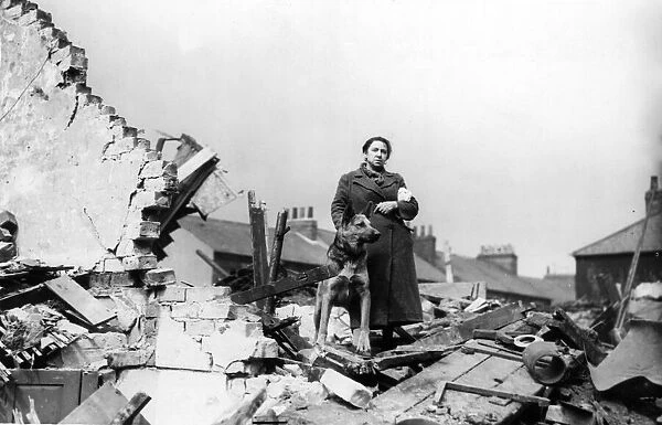 Scenes in Hull, the most severely damaged British city or town during the Second World