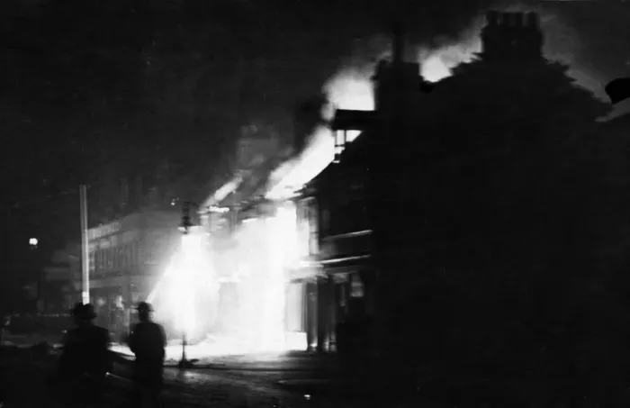 Framed Print : Scenes in Hull, the most severely damaged British city or town during the Second World