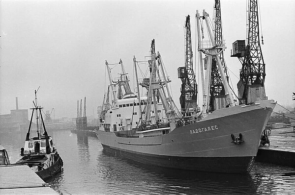 Scenes around Manchester Docks. 12th June 1967
