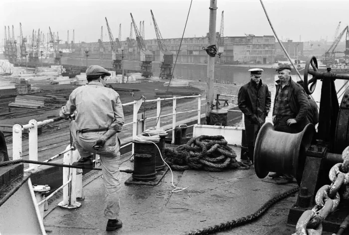 Framed Print : Scenes around Manchester Docks. 12th June 1967 Framed Print : Scenes around Manchester Docks. 12th June 1967