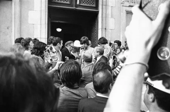 Framed Print : Scenes from Mick Jaggers wedding to Bianca in Saint-Tropez, France