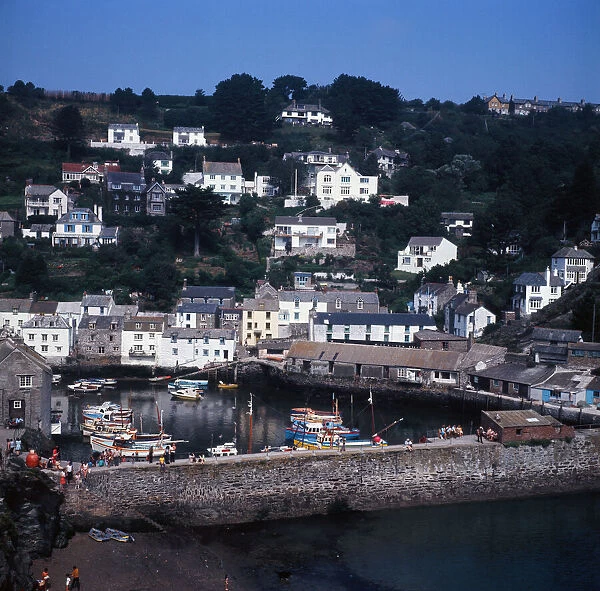 Scenes in Polperro, Cornwall. 1973