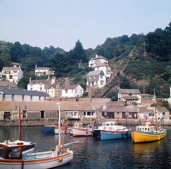 Scenes in Polperro, Cornwall. 1973
