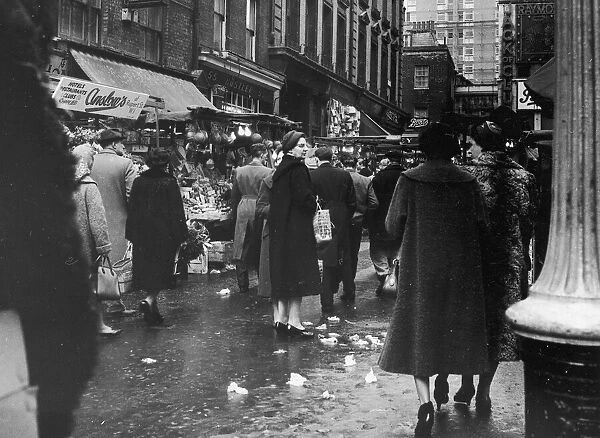 Scenes of Rupert Street, Soho. CIrca 1955