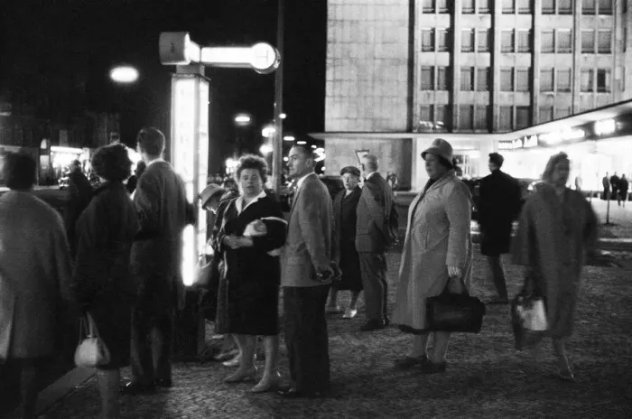 Framed Print : Scenes in West Berlin, West Germany showing daily life continuing as normal soon after