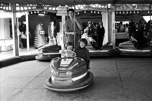 Scenes at Weymouth Fairground, Dorset. 14th July 1977