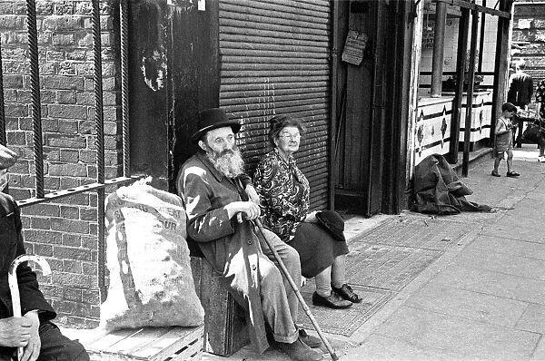 Scenes in Whitechapel, East London, circa 1947