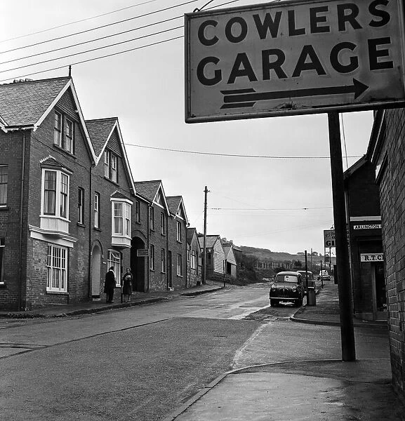 Scenes in Woolacombe, Devon. 9th December 1964