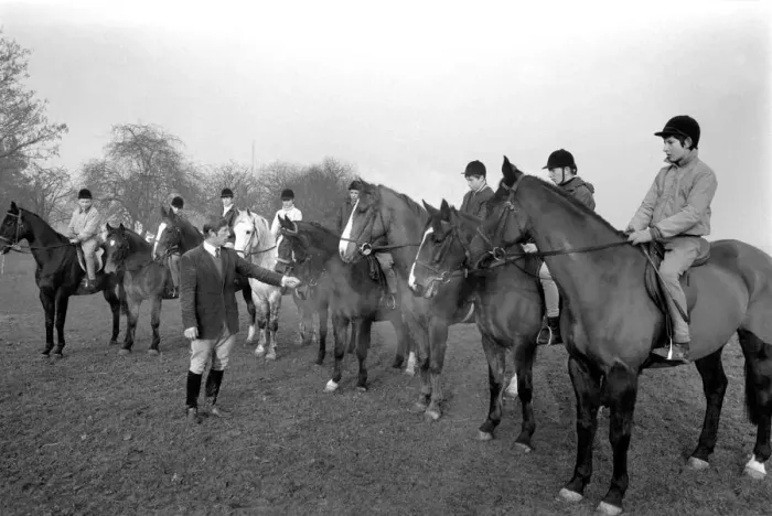 Framed Print : School for training jockey. The apprentices training centre for jockeys is at Kenilworth Framed Print : School for training jockey. The apprentices training centre for jockeys is at Kenilworth
