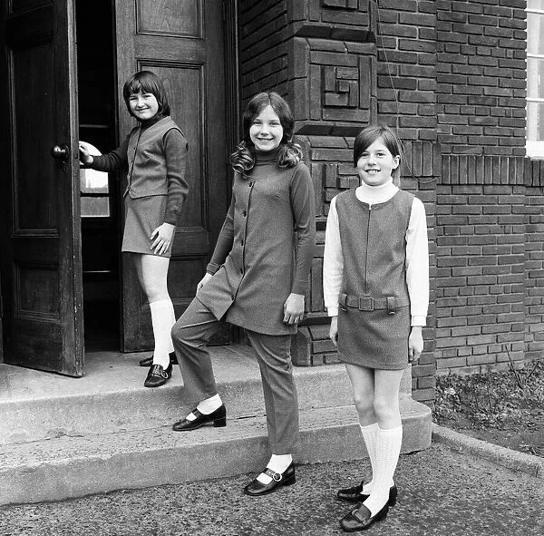 School uniform for Whinney Banks. 1971
