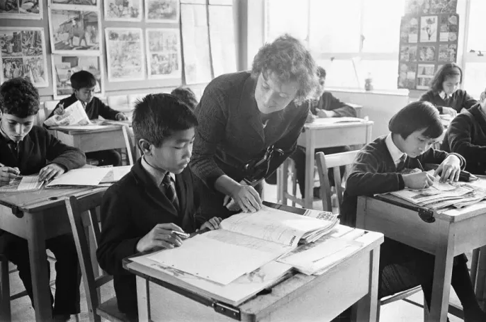 Framed Print : Schoolchildren in Language Class at Pestalozzi Village for Children in Sedlescombe Framed Print : Schoolchildren in Language Class at Pestalozzi Village for Children in Sedlescombe
