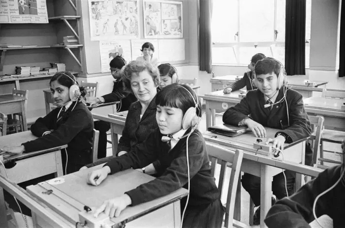 Framed Print : Schoolchildren in Language Class at Pestalozzi Village for Children in Sedlescombe Framed Print : Schoolchildren in Language Class at Pestalozzi Village for Children in Sedlescombe
