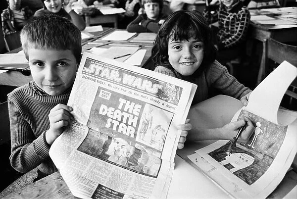 Schoolchildren take part in a special Star Wars Class, Birmingham, 27th February 1978