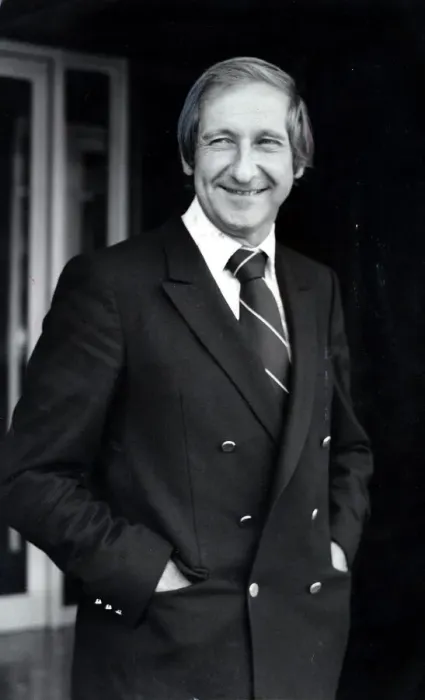 Framed Print : Scotland football team manager Ally MacLeod pictured at a tribunal. Circa 1978 Framed Print : Scotland football team manager Ally MacLeod pictured at a tribunal. Circa 1978