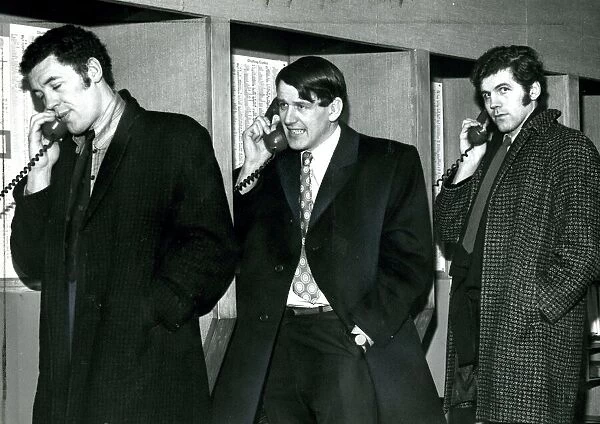 Scotland Rugby January 1973 A farewell on the phone in Edinburgh then off to Paris