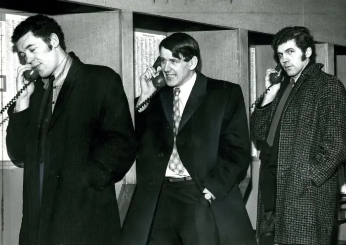 Framed Print : Scotland Rugby January 1973 A farewell on the phone in Edinburgh then off to Paris Framed Print : Scotland Rugby January 1973 A farewell on the phone in Edinburgh then off to Paris