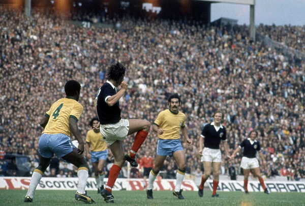 Scotland v Brazil, International friendly at Hampden Park, Glasgow, 30th June 1973