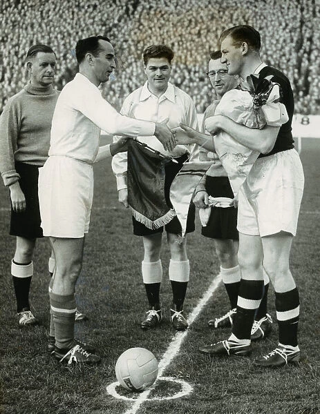 Scotland v Yugoslavia International at Hampden Park Glasgow November 1956