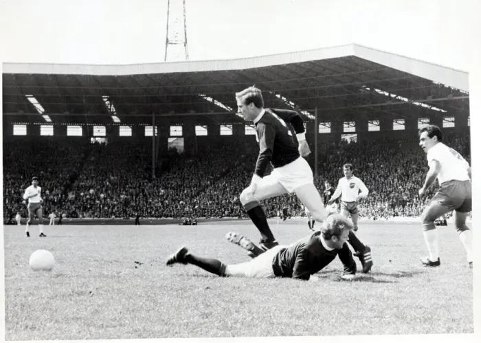 Framed Print : Scotland versus Cyprus international football 1969 football SCOTLAND V CYPRUS BILLY