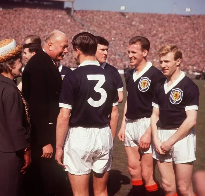 Framed Print : Scotland versus England 1962 Football International at Hampden Duke of Framed Print : Scotland versus England 1962 Football International at Hampden Duke of