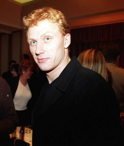 Scots actor Kevin McKidd January 1999, wearing a black coat