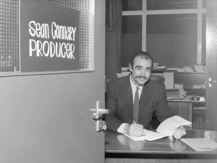 Framed Print : Scots film star Sean Connery is to produce a documentary on Fairfields shipyard workers Framed Print : Scots film star Sean Connery is to produce a documentary on Fairfields shipyard workers