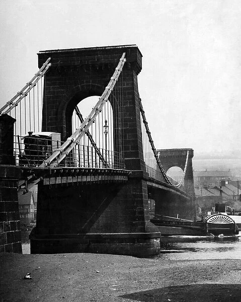 Scotswood Bridge, Newcastle. Circa 1925
