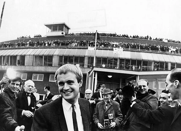Scottish actor David McCallum at London Airport. March 1966