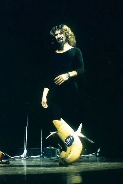 Scottish Comedian Billy Connolly wearing his famous Big Banana Feet