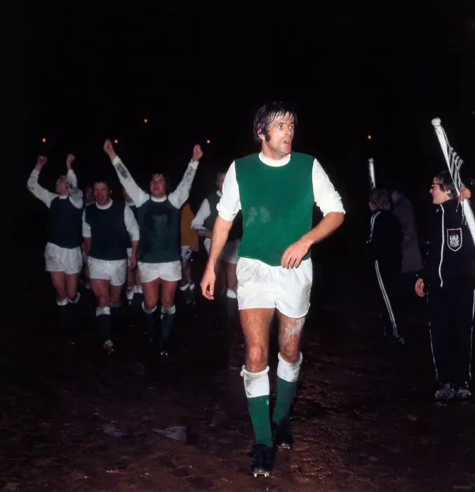 Framed Print : Scottish League Cup 1972 Hibernian versus Celtic Hibernian win the Scottish League