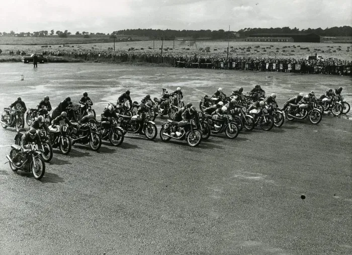 Framed Print : Scottish Motor Cycle Speed Championships July 1953 Motorbike racing Framed Print : Scottish Motor Cycle Speed Championships July 1953 Motorbike racing
